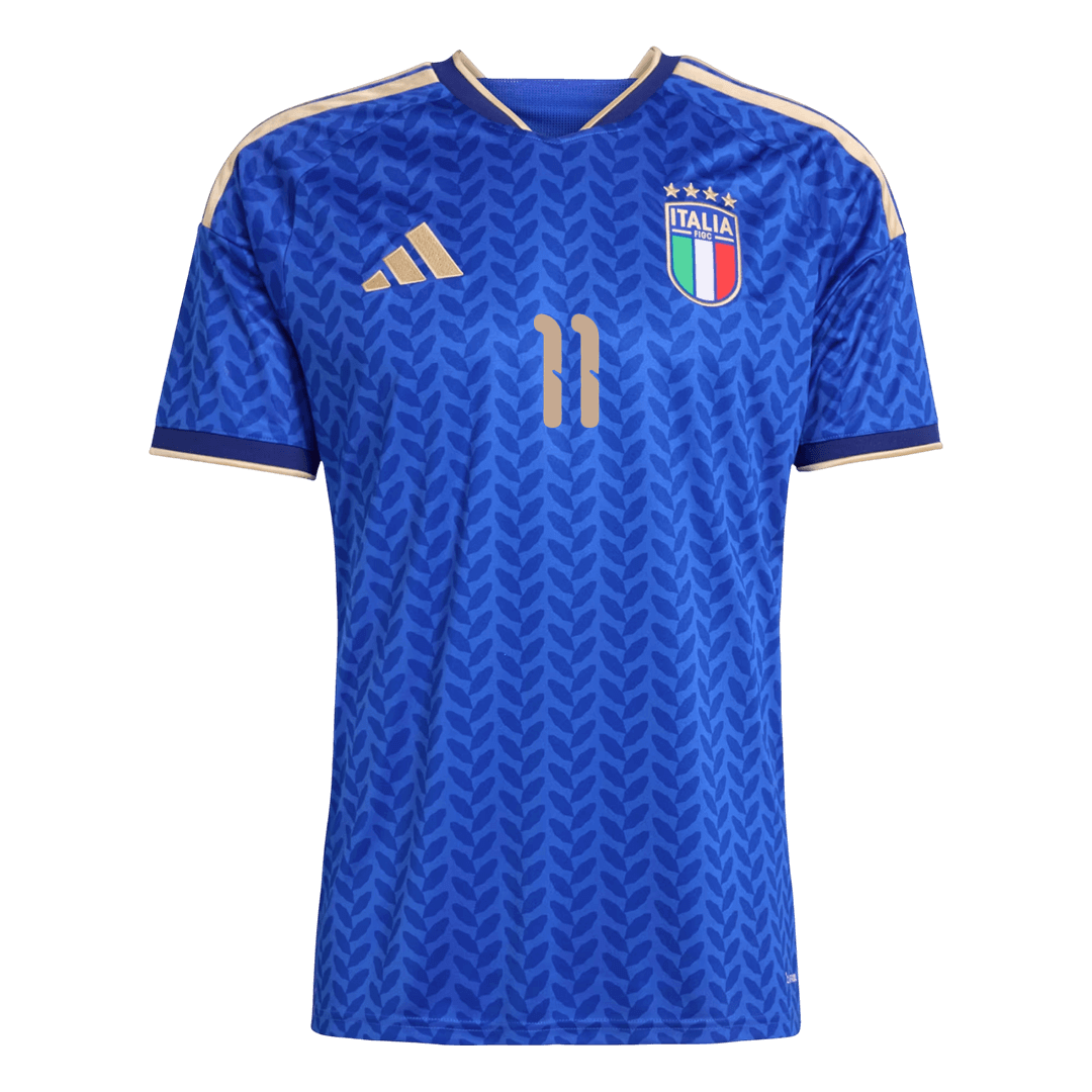 RASPADORI #11 Italy Home Soccer Jersey World Cup 2026