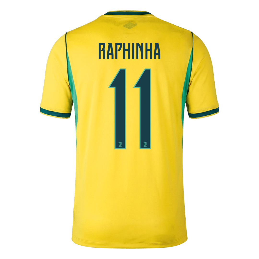 RAPHINHA #11 Brazil Home Soccer Jersey World Cup 2026