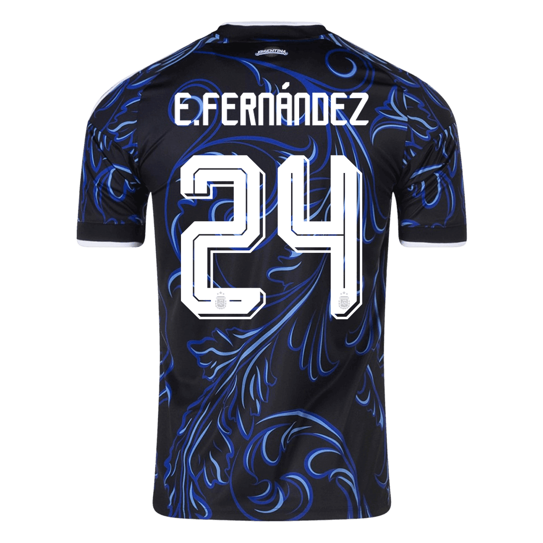E. FERNÁNDEZ #24 Argentina Away Soccer Jersey World Cup 2026