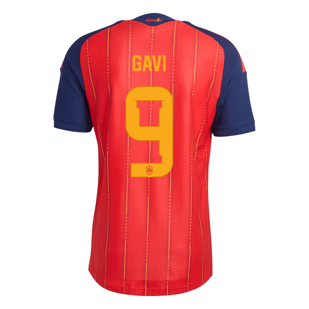 GAVI #9 Spain Home Player Version Jersey World Cup 2026