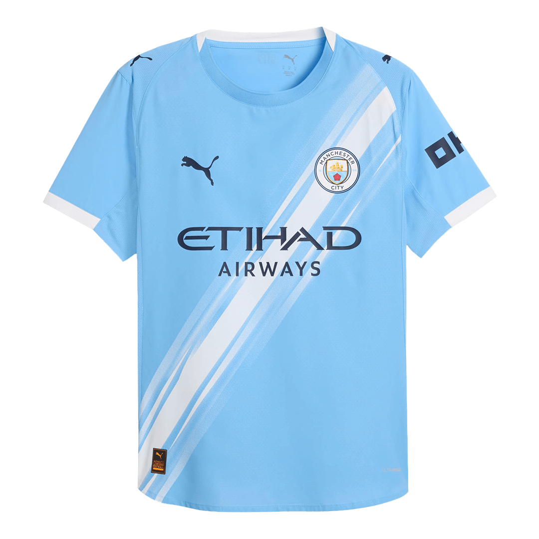 DE BRUYNE #17 Manchester City Home Player Version Jersey 2025/26