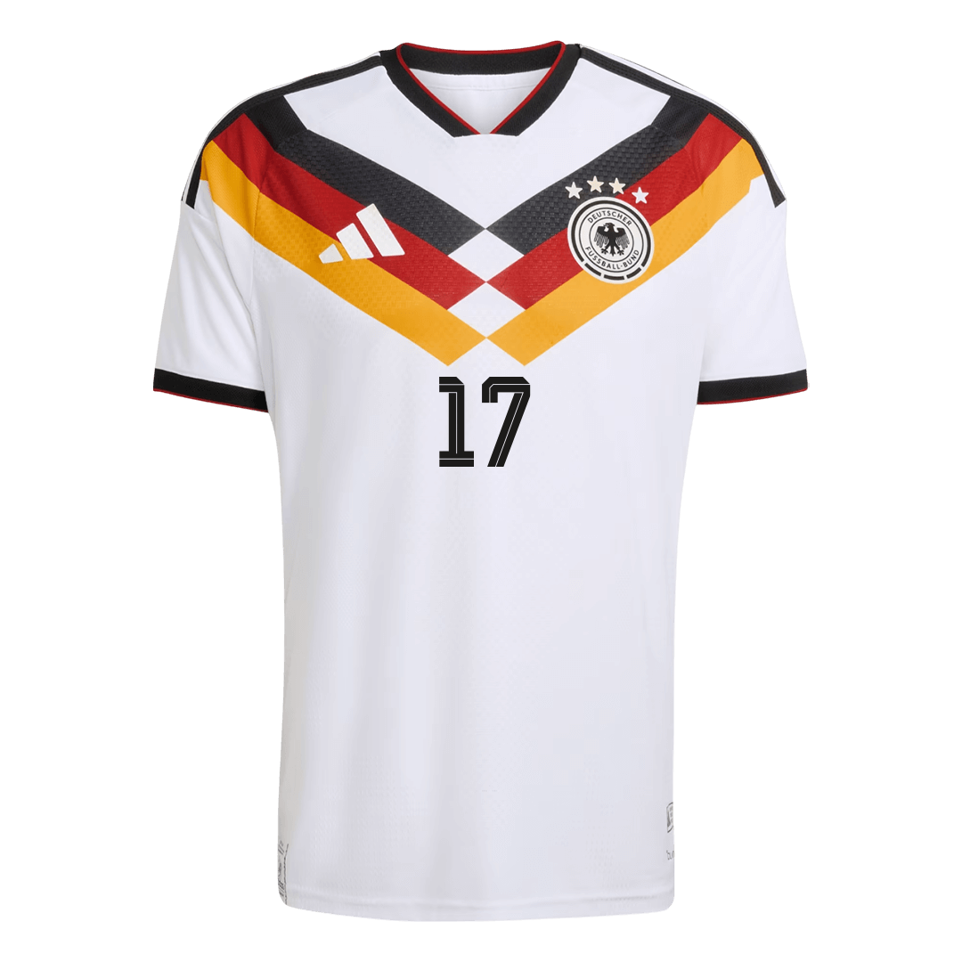 WIRTZ #17 Germany Home Player Version Jersey World Cup 2026