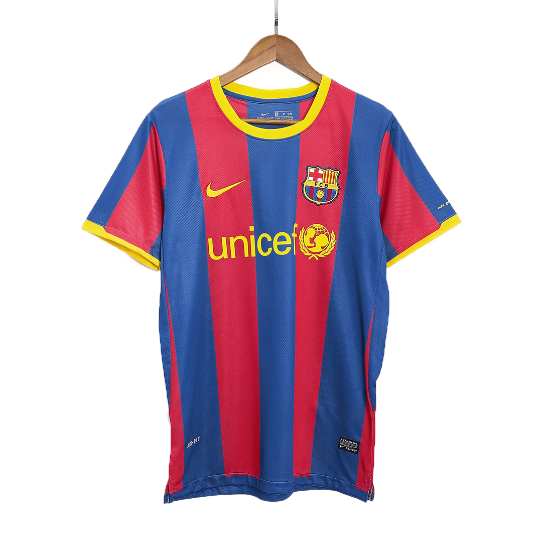 Retro Jersey MESSI #10 Barcelona Retro Jersey Home Soccer Shirt 2010/11