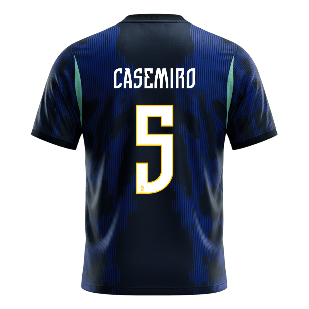 CASEMIRO #5 Brazil Away Soccer Jersey World Cup 2026