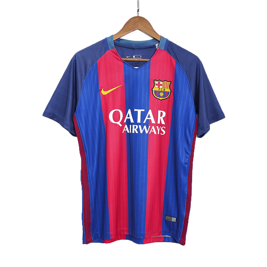 Retro Soccer Jersey MESSI #10 Barcelona Home 2016/17