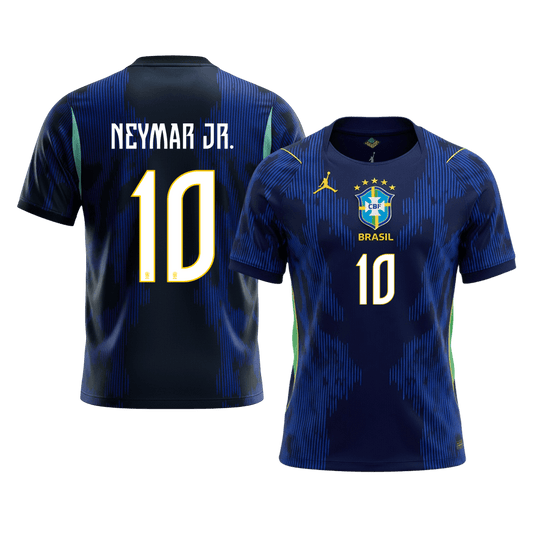 NEYMAR JR. #10 Brazil Away Soccer Jersey World Cup 2026