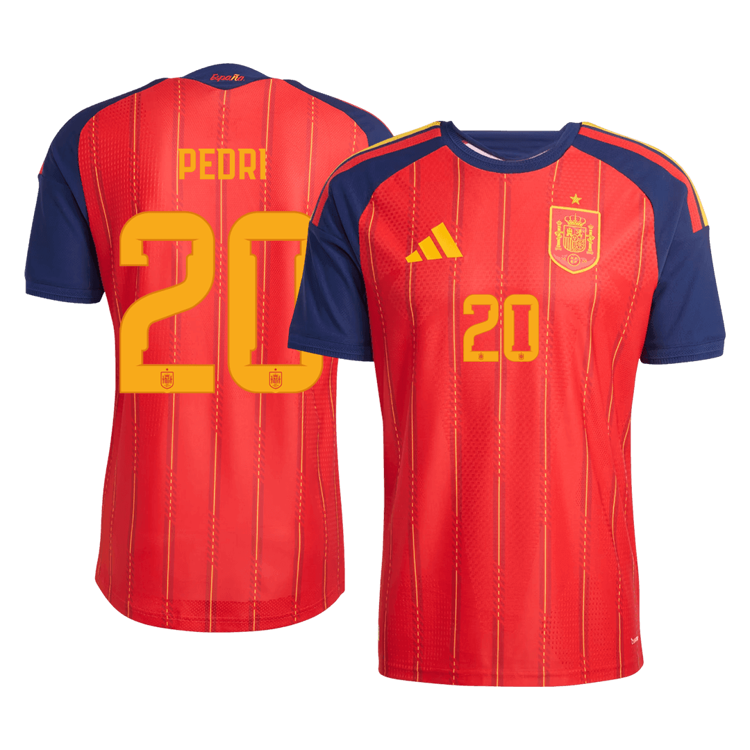 PEDRI #20 Spain Home Player Version Jersey World Cup 2026