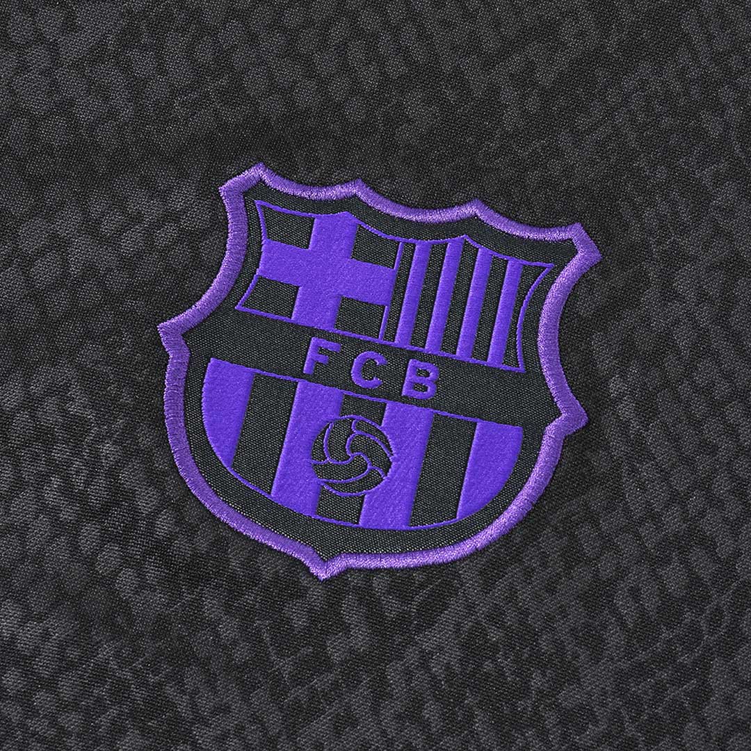 Barcelona 1/4 Zip Tracksuit 2025/26 Black