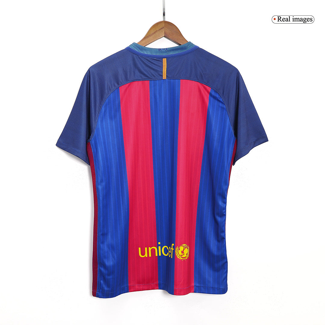 Retro Soccer Jersey MESSI #10 Barcelona Home 2016/17