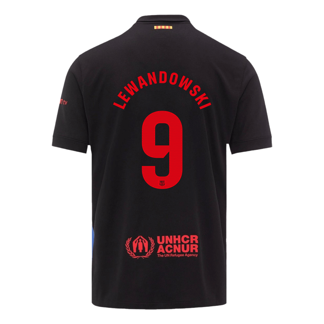 LEWANDOWSKI #9 Barcelona Away Soccer Jersey 2024/25