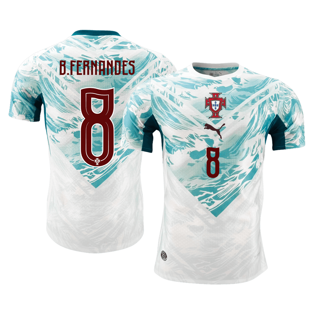 B.FERNANDES #8 Portugal Away Player Version Jersey World Cup 2026