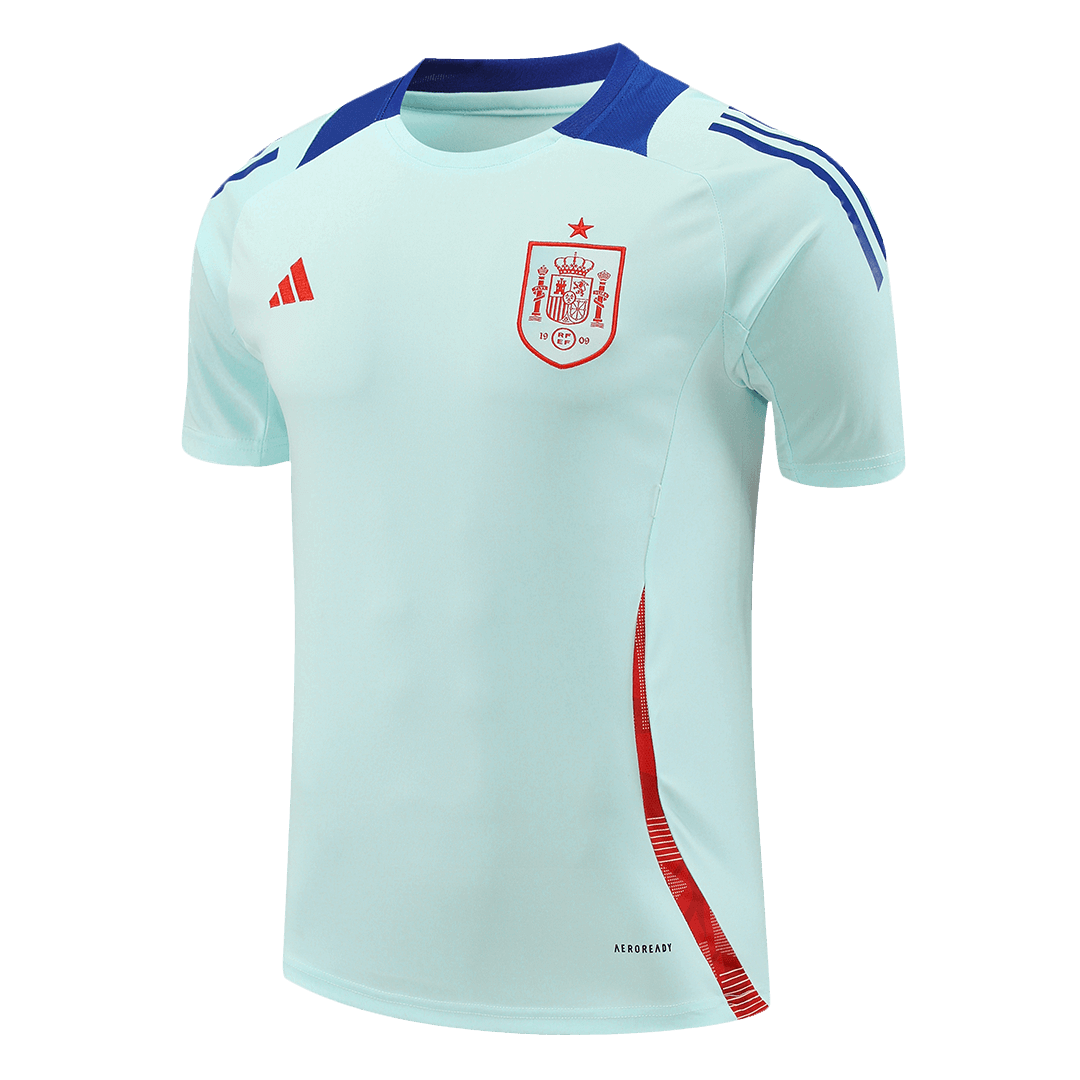 Spain Pre-Match Soccer Jersey Kit(Jersey+Shorts) Euro 2024