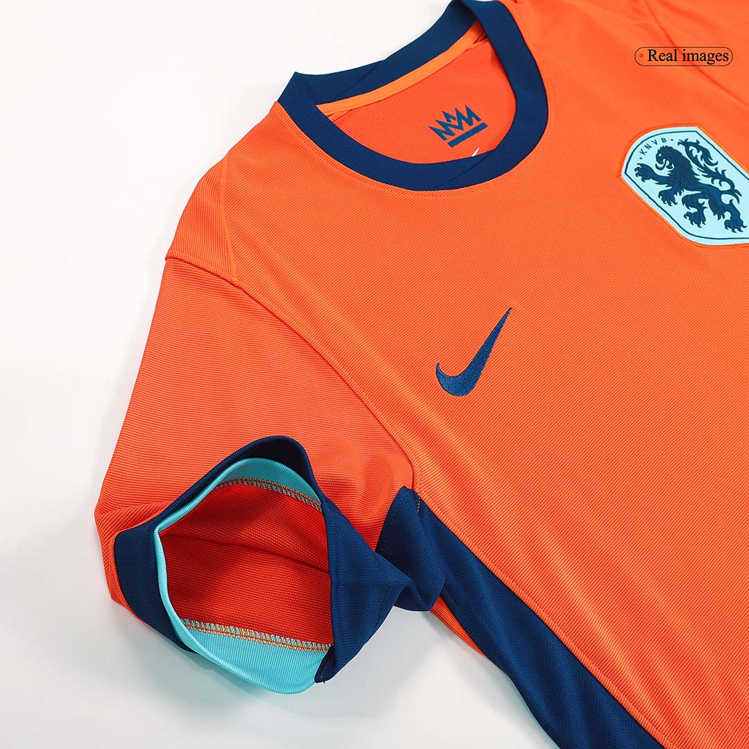 MEMPHIS #10 Netherlands Home Soccer Jersey Euro 2024