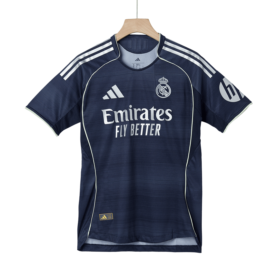 Authentic MBAPPÉ #10 Soccer Jersey Real Madrid Away Shirt 2025/26