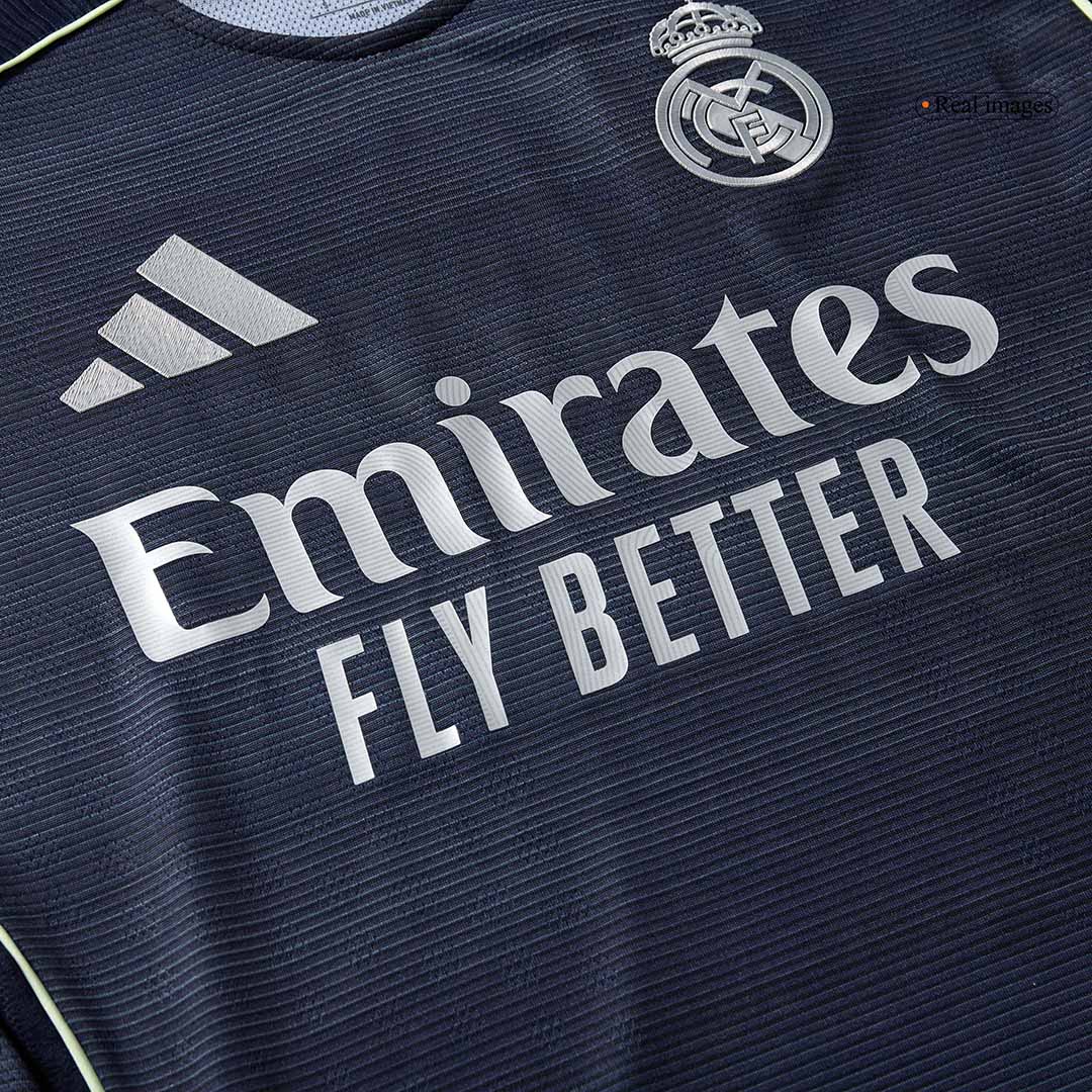 Authentic MBAPPÉ #10 Soccer Jersey Real Madrid Away Shirt 2025/26