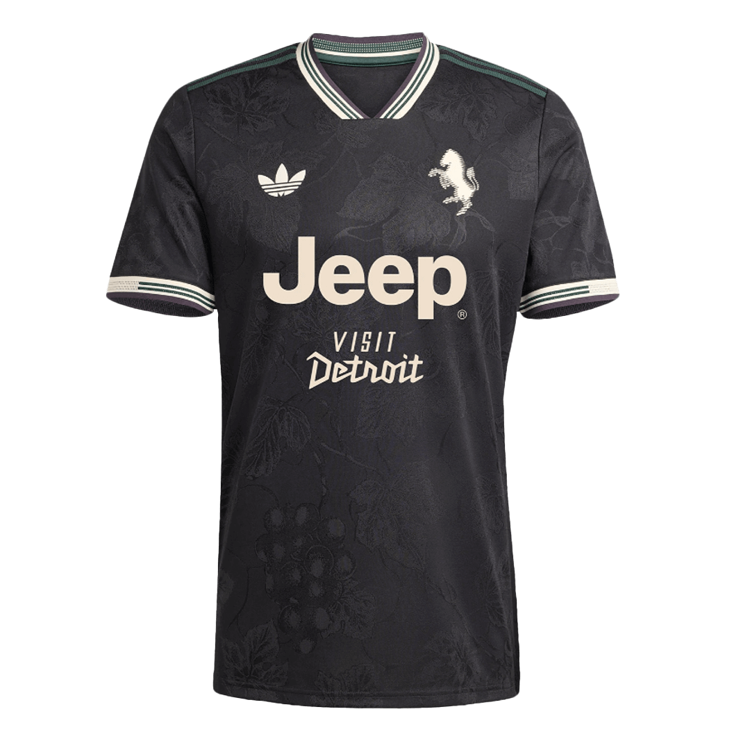 Juventus Third Away Authentic Soccer Jersey 2025/26 With Jeep advertising