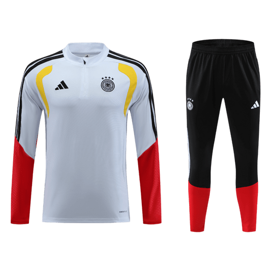 Germany Zipper Sweatshirt Kit(Top+Pants) 2026 White