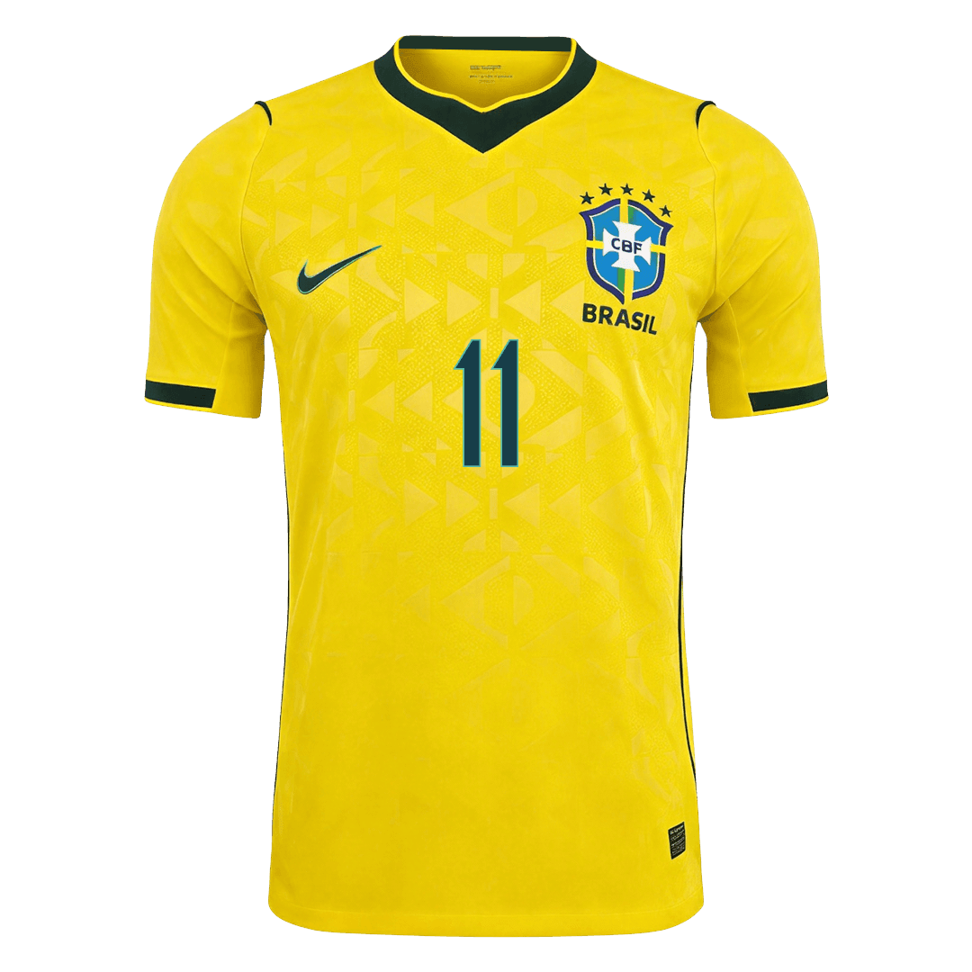 RAPHINHA #11 Brazil Home Player Version Jersey World Cup 2026