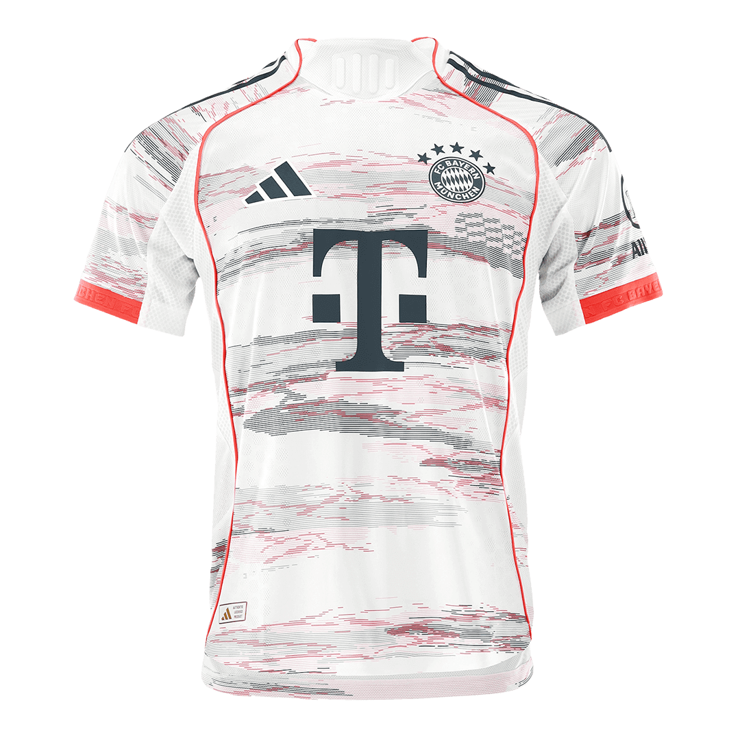 Authentic  MULLER  #25 Bayern Munich Away Soccer Jersey 2025/26 White