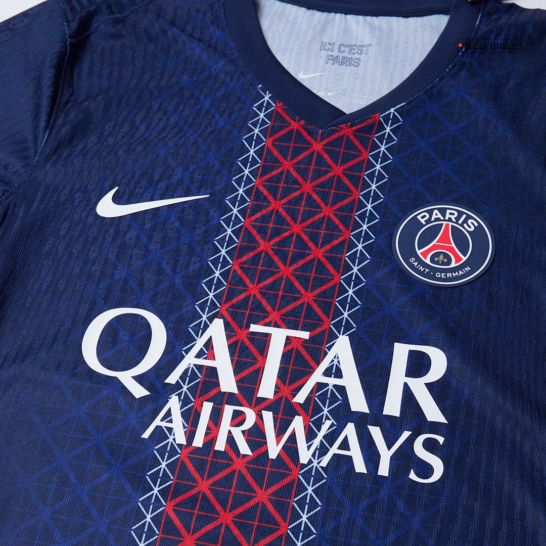VITINHA #17 PSG Home Authentic Soccer Jersey 2025/26