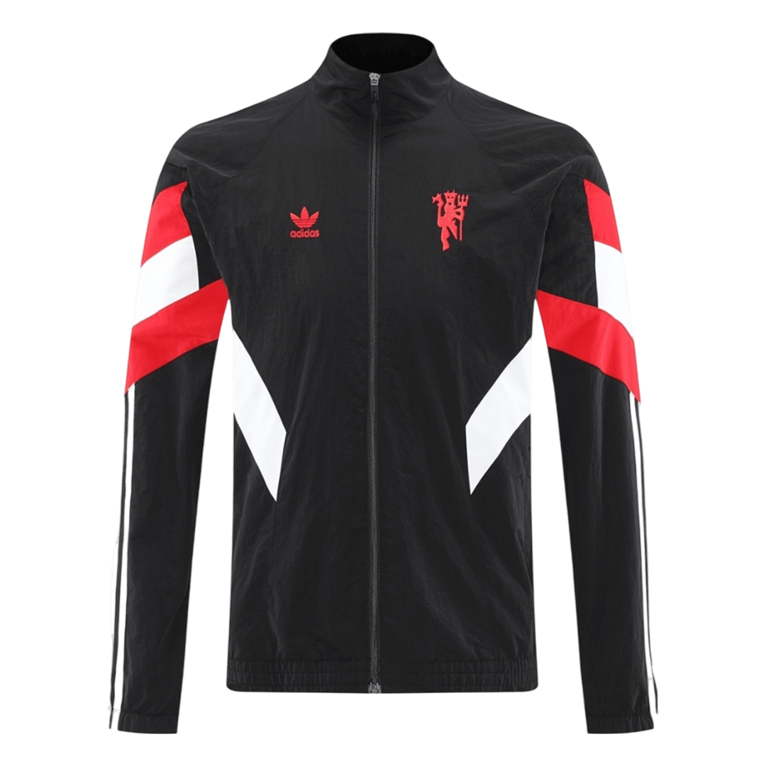 Manchester United Windbreaker Jacket 2025/26 - Black