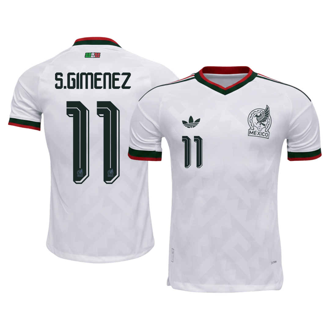 S.GIMENEZ #11 Mexico Away Player Version Jersey World Cup 2026