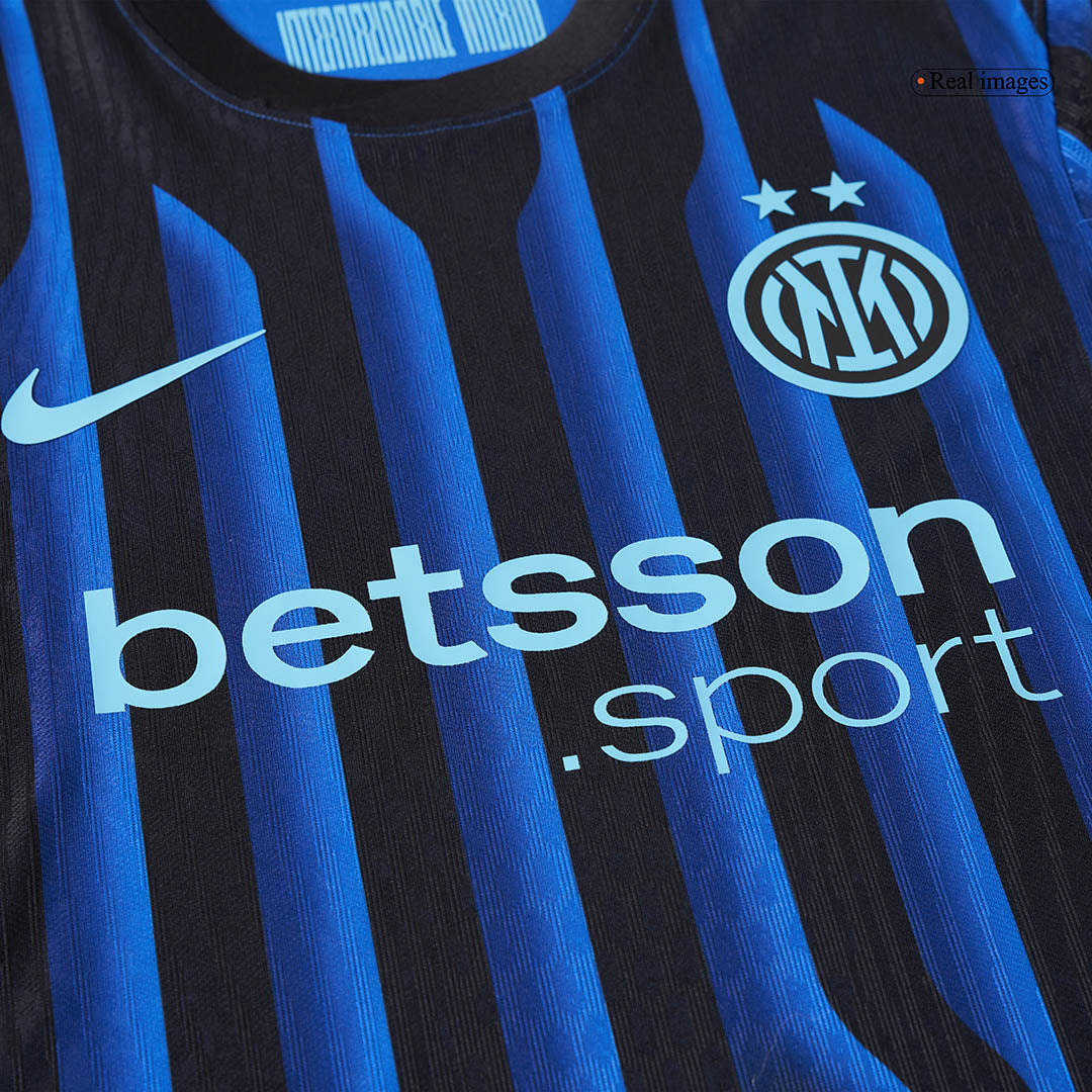 PAVARD #28 Inter Milan Home Authentic Soccer Jersey 2025/26