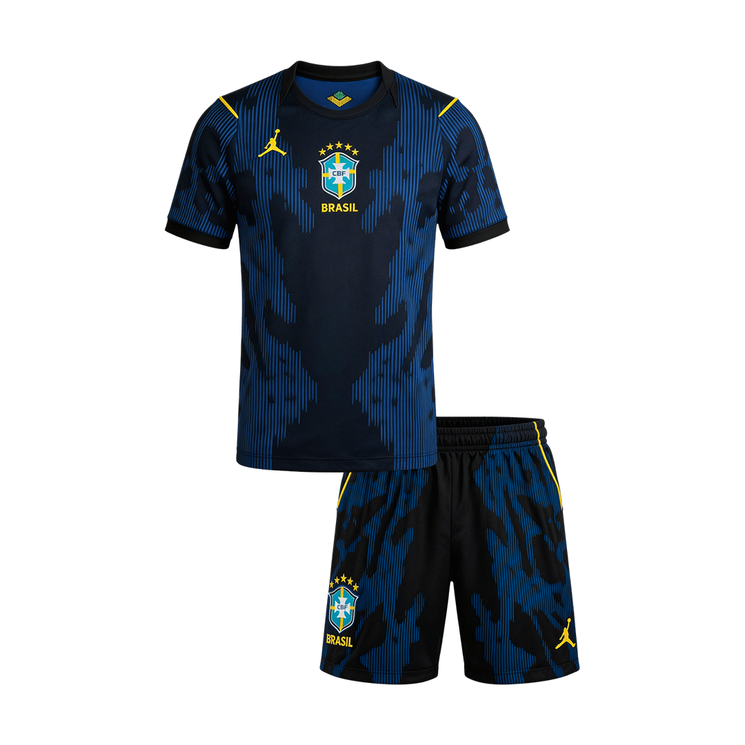 Brazil Away Kids Soccer Jerseys Kit World Cup 2026