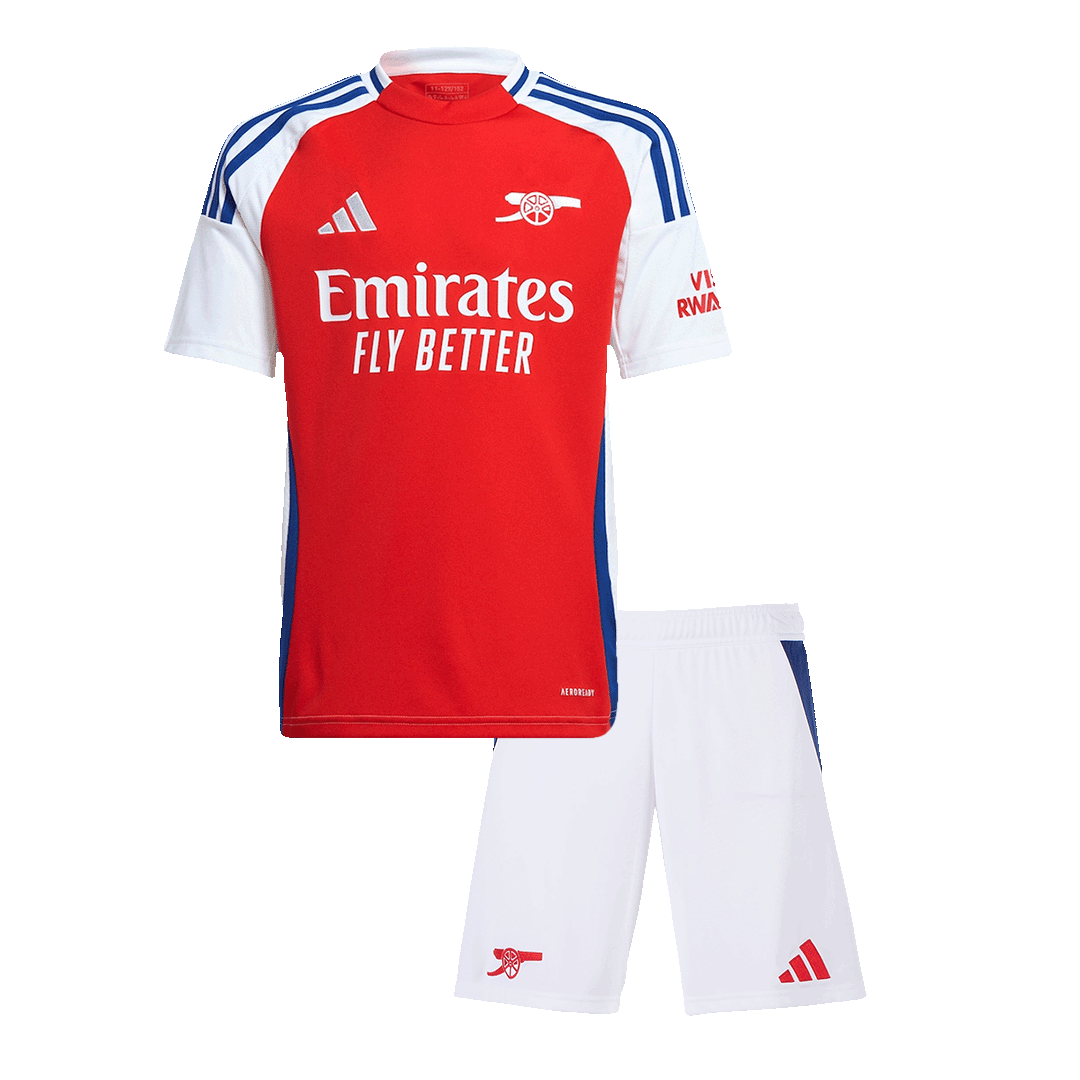 Kid's Arsenal Home Soccer Jersey Kit(Jersey+Shorts)