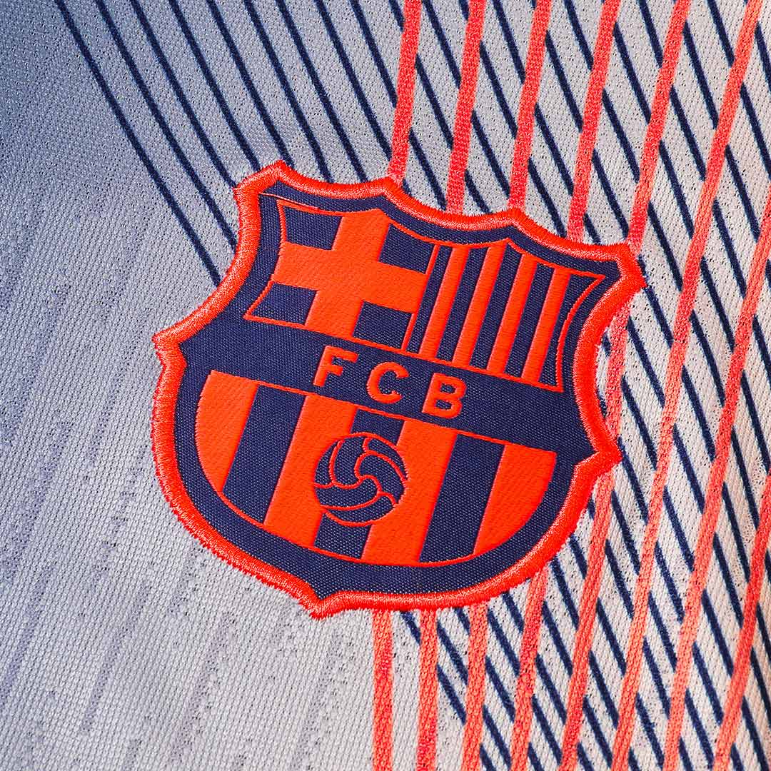 Barcelona 1/4 Zip Tracksuit 2025/26 Black&Orange