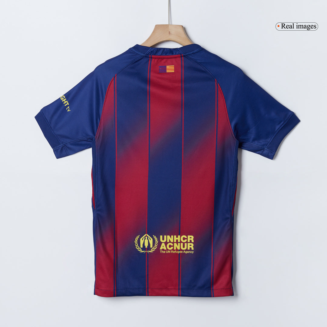 LEWANDOWSKI #9 Barcelona Home Soccer Jersey 2025/26