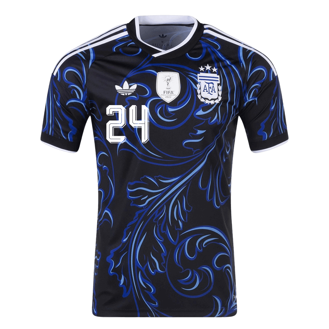 E. FERNÁNDEZ #24 Argentina Away Soccer Jersey World Cup 2026