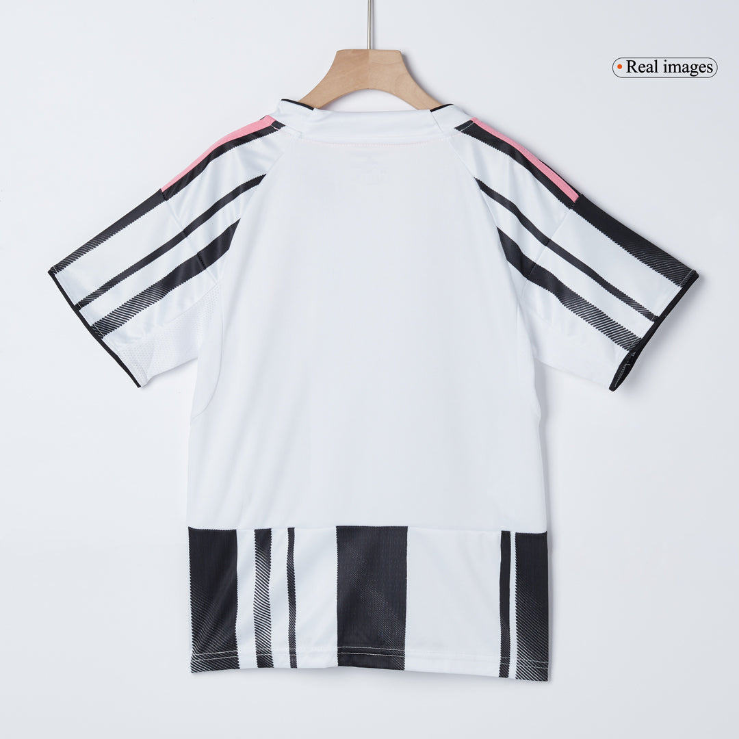 Juventus Home Kids Soccer Jerseys Full Kit 2025/26