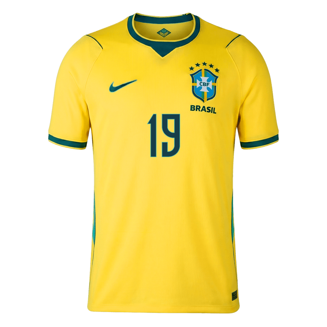 ENDRICK #19 Brazil Home Soccer Jersey World Cup 2026