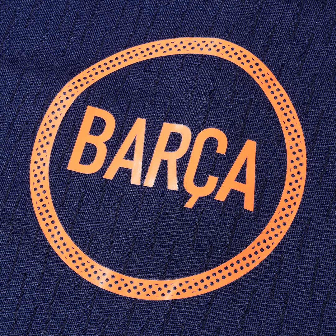 Barcelona 1/4 Zip Tracksuit 2025/26 Black&Orange