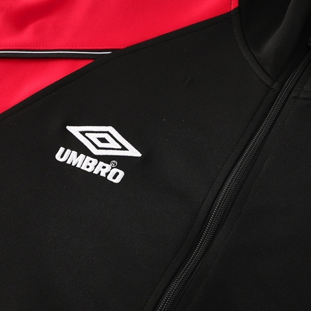Manchester United Jacket Tracksuit 2025/26 Red&Black