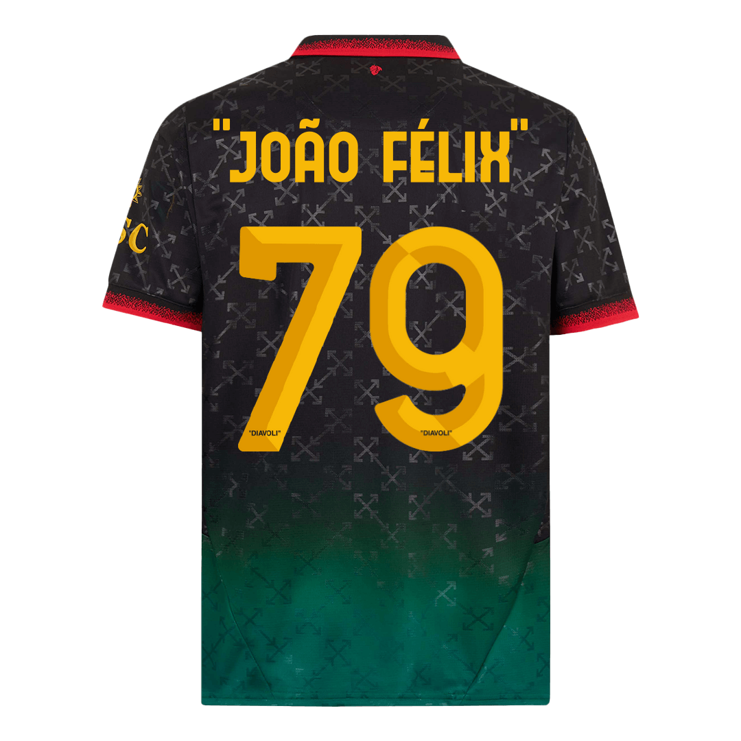 JOÃO FÉLIX  #79 AC Milan Fourth Away Soccer Jersey 2024/25