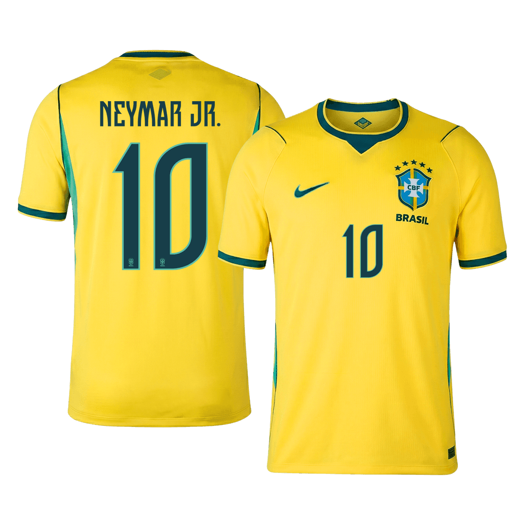 NEYMAR JR. #10 Brazil Home Soccer Jersey World Cup 2026
