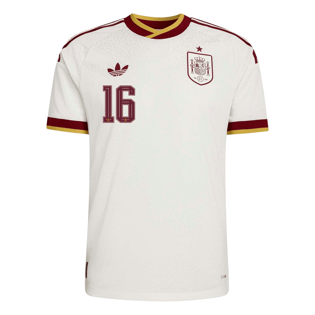 RODRIGO #16 Spain Away Player Version Jersey World Cup 2026