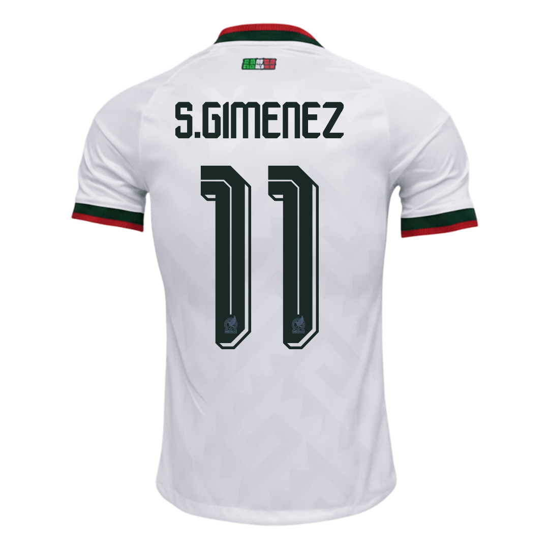 S.GIMENEZ #11 Mexico Away Player Version Jersey World Cup 2026