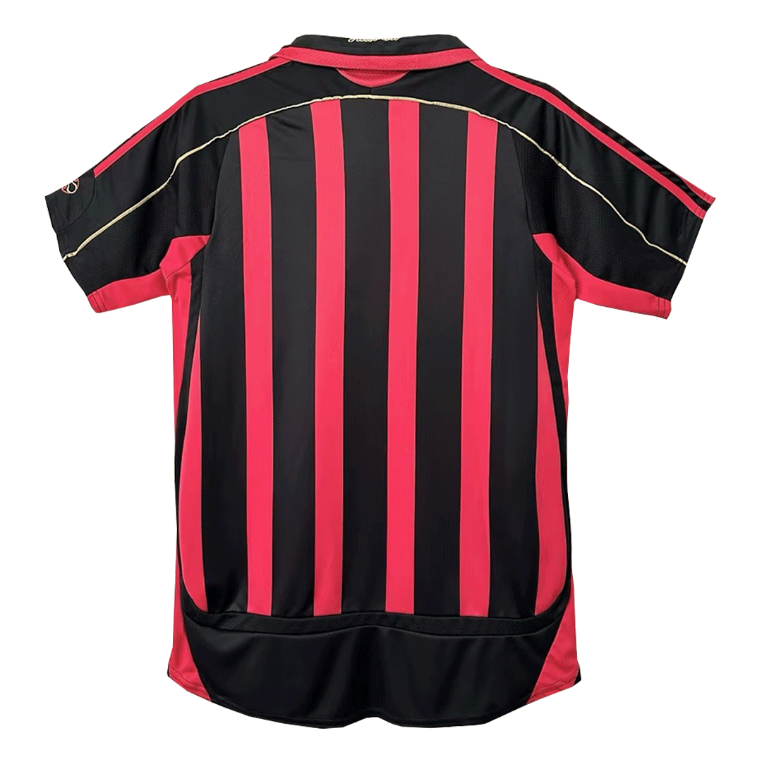 AC Milan KAKA' #22 Retro Jersey Home Soccer Shirt 2006/07