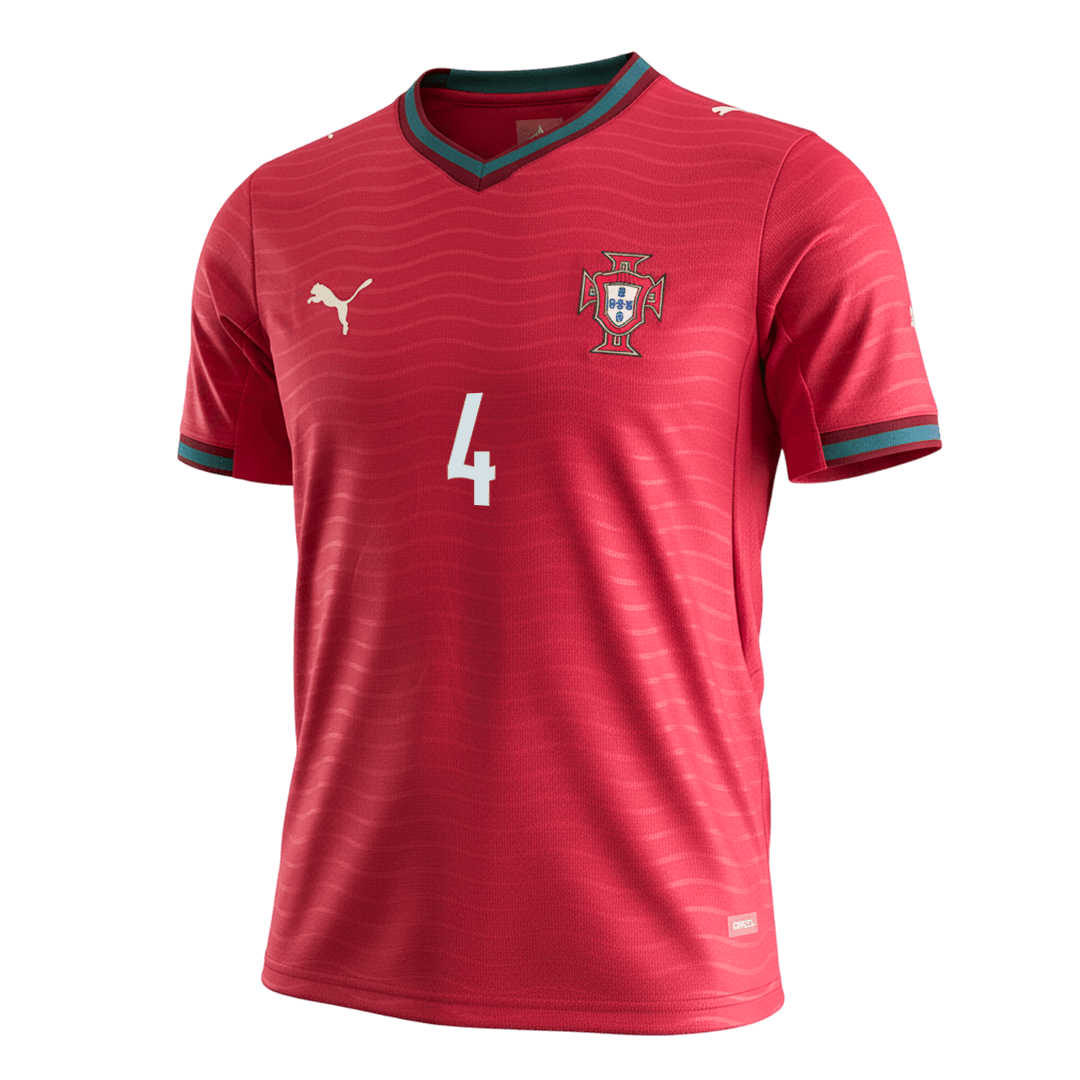 RÚBEN DIAS #4 Portugal Home Soccer Jersey World Cup 2026