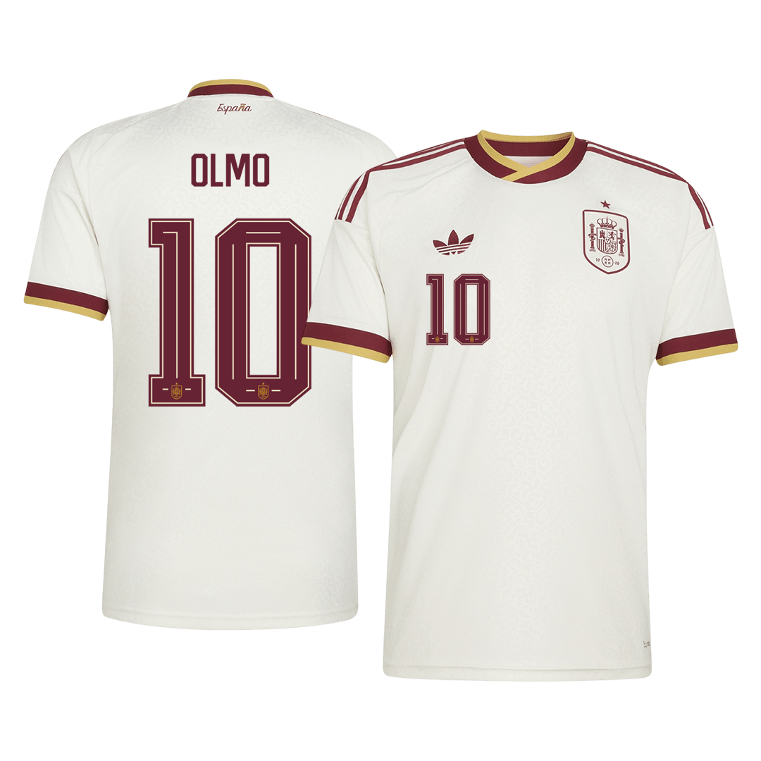 OLMO #10 Spain Away Soccer Jersey World Cup 2026