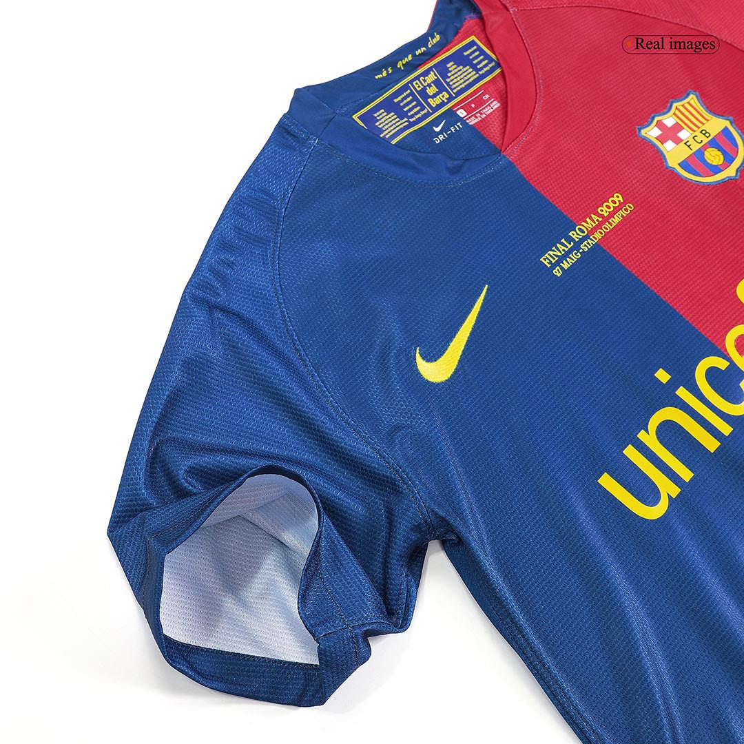 Retro 2008/09 Barcelona Home Soccer Jersey - UCL Final