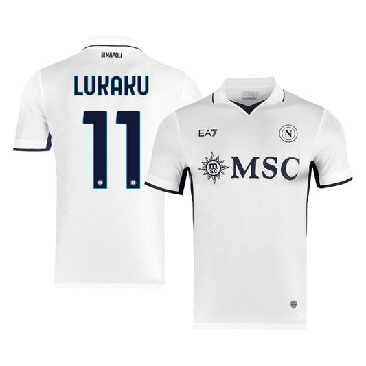 Authentic LUKAKU #11 Soccer Jersey Napoli Away Shirt 2024/25