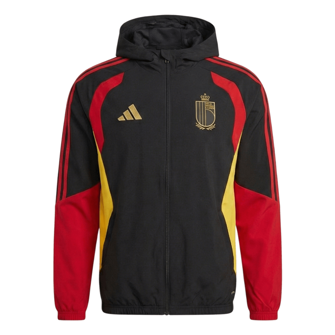 Belgium Hoodie Jacket 2026 - Red&Black