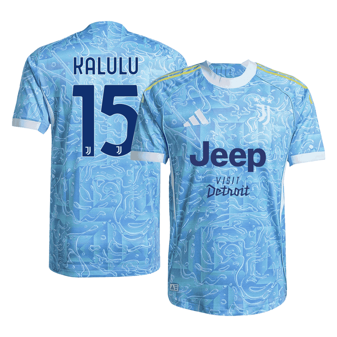 KALULU #15 Juventus Away Player Version Jersey 2025/26
