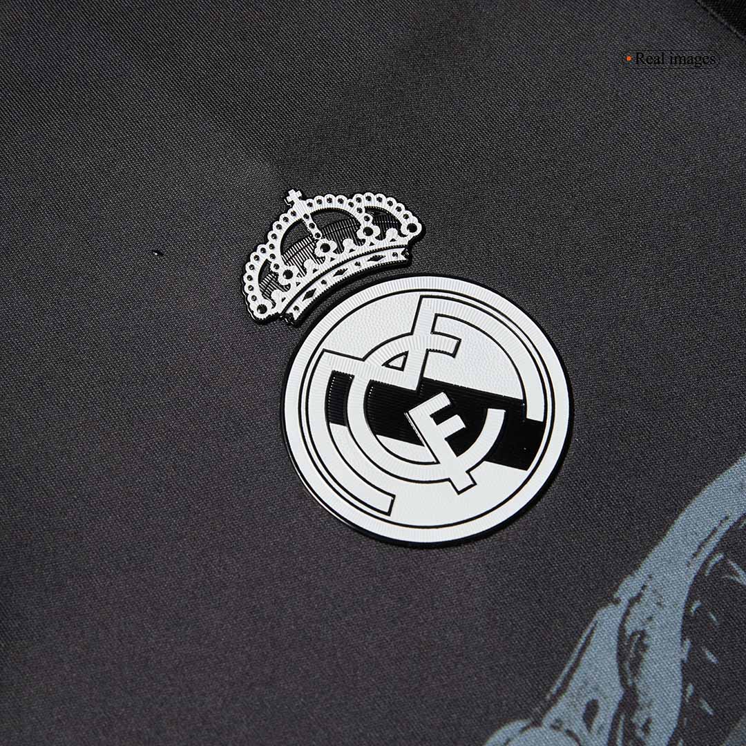 SERGIO RAMOS #4 Retro Real Madrid Jersey Third Away Soccer Shirt 2014/15