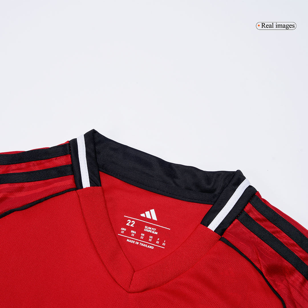 Manchester United Home Kids Soccer Jerseys Full Kit 2025/26