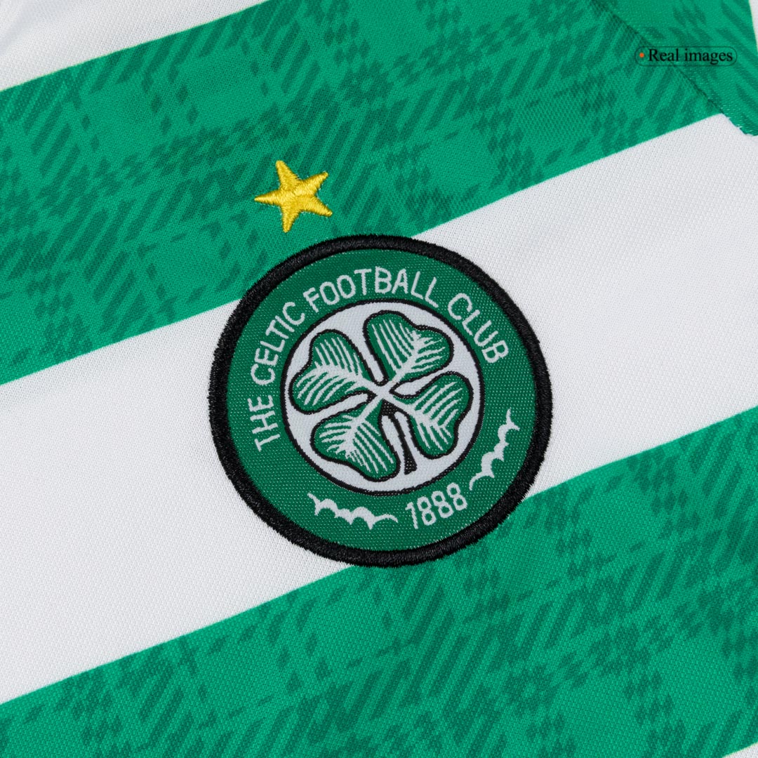 Kids Celtic Custom Home Soccer Kits 2025/26
